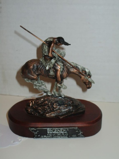 Legends Miniature Sculpture "End of The Trail" by Fraser, James Earle