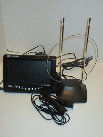 Electronic Lot - RadioShack HDTV Antenna & Digital Prism TV Color Monitor