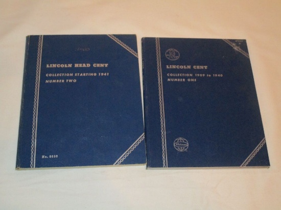 Lot - Lincoln Cent Collection Books