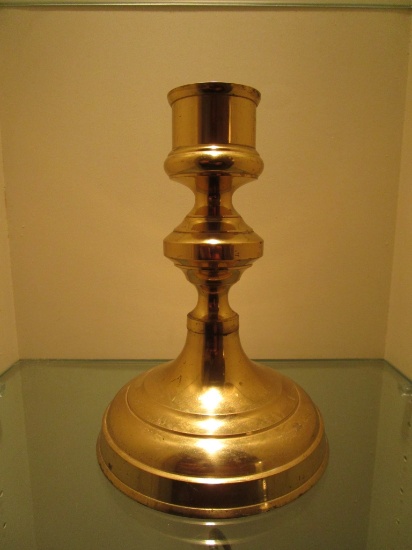 8" Tall Brass Candlestick