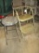 Lot - 2 Misc. Vintage Stools. Worn condition & some rust