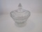Wexford Pressed Glass Covered Candy Dish