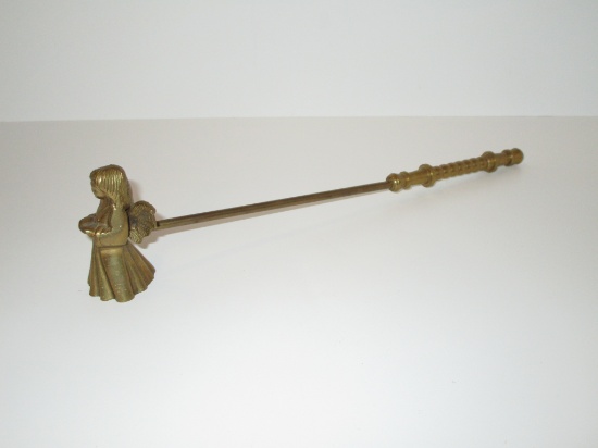 Brass "Angel" Candle Snuffer   10 1/2"