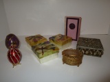 Lot - Misc. Trinket Boxes & Other - See all pictures