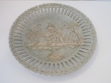 Chinese Imports Raised Asian Design Pierced Edge Plate  10
