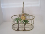 Wire Palm Tree Basket