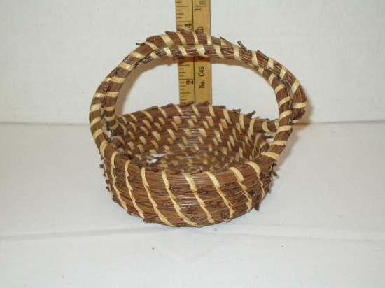 Small Sweetgrass Basket w/ Handles