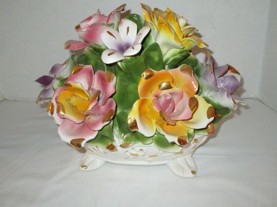 Capodimonte Flower Basket