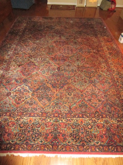 Karastan Oriental Style Room Size Rug - Clean and Good Condition - Nice Muted Colors