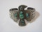 Impressive Phoenix Bird Cuff w/ Turquoise Stones