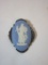 Wedgwood Blue Jasperware Brooch 2