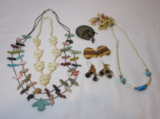 Lot - Misc. Native Style Jewelry