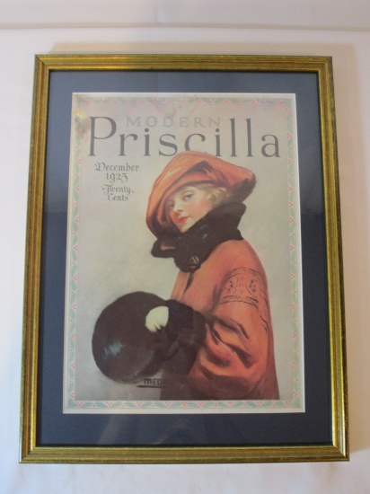 Framed Magazine Cover "Modern Priscilla" - Dec. 1925