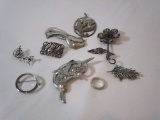 Lot - Misc. Silver Jewelry