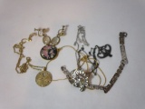 Lot - Misc. Vintage Jewelry - Some Sterling - Possibly Gold