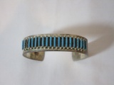 Nice Sterling Cuff w/ Turquoise Stones