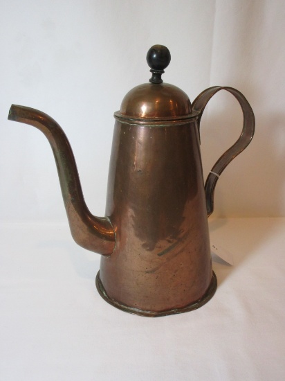 Early Copper Coffee Pot