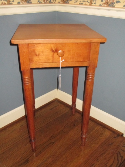 Small Early One Drawer Stand - Great Pine Piece