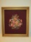 Beautiful Framed Floral Needlepoint