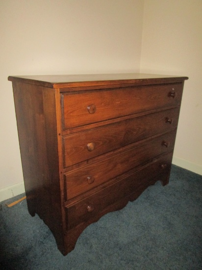 4 Drawer Wood Dresser