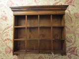 3 Shelf Hanging Pine Open Cabinet