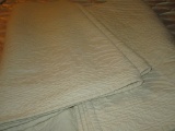 King-size Cotton Woven Bedspread Ecru - Beautiful