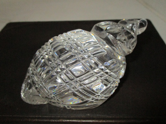 Waterford Crystal Shell Paperweight