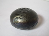 Kosta Boda Art Glass Handmade Paperweight - Artis Collection - Vintage Irridescent Color