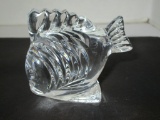 Waterford Crystal Fish Paperweight