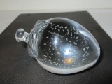 Lead Crystal Strawberry Shape Paperweight