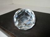 Multifaceted Crystal Paperweight