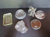 Lot - Misc. Collectible Paperweights (1 w/ Chips)