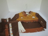Vintage Young Native American Shirt & Pants - Size 6