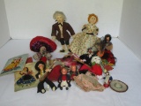 Lot - Misc. Vintage Dolls & Post Cards