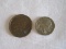 Lot Sacagawea Dollar & 1936 Buffalo Nickle - worn