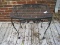 Small Wrought Iron Accent Table - 24