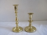 Pair Brass Candlesticks - 7