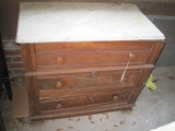 Walnut Wash Stand - 3 Drawers 26