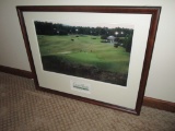 Cross Winds Golf Club Print - Framed - 25 1/4