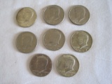 Lot Kennedy Half Dollar Clads (2) 1967, (2) 1971, (1)1969, (1) Bicentennial, (1) 1974, (1) 1972