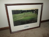 Cross Winds Golf Club Print - Framed - 25 1/4