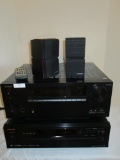Lot Onkyo Electronics AV Receiver, TX - NR656 & 6 Disc Compact Disc Compact Changer DX 390
