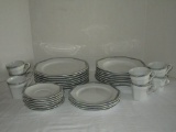 Lot - 34 Pieces Christopher Stuart China - Y0002 Southwest Pattern - few chips on few pieces