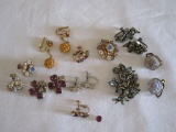 Lot Misc Vintage Earrings