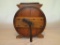 Primitive Wood Butter Churn - Iron & Wood Handle,  Wood Paddles - Lock - Great Condition!