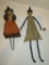 Lot - 2  Hanging Witch Dolls - Cute!!