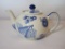 Herman Dodge & Co. Hand Painted Blue & White Tea Pot