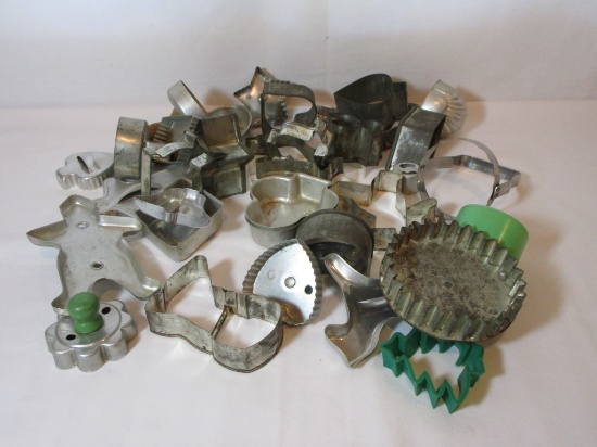 Lot - Misc. Early Tin Cookie Cutters