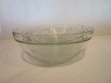 11 Staggered Clear Glass French Mixing Bowls