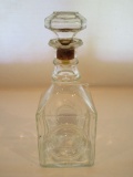Pressed Glass Decanter with Stopper   10